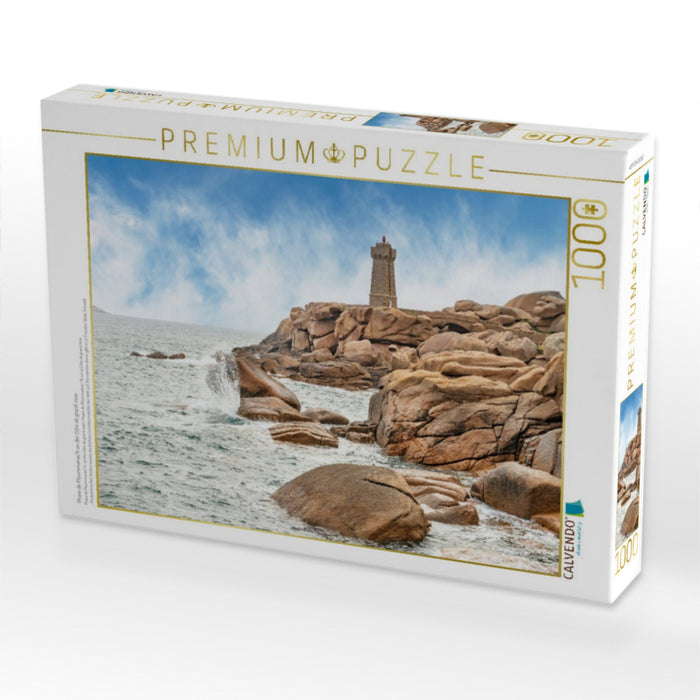 Phare de Ploummanac'h an der Côte de granit rose - CALVENDO Foto-Puzzle'