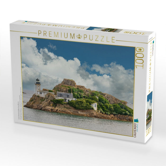 Louet island mit altem Leuchtturm - CALVENDO Foto-Puzzle'