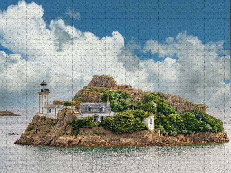 Louet island mit altem Leuchtturm - CALVENDO Foto-Puzzle'