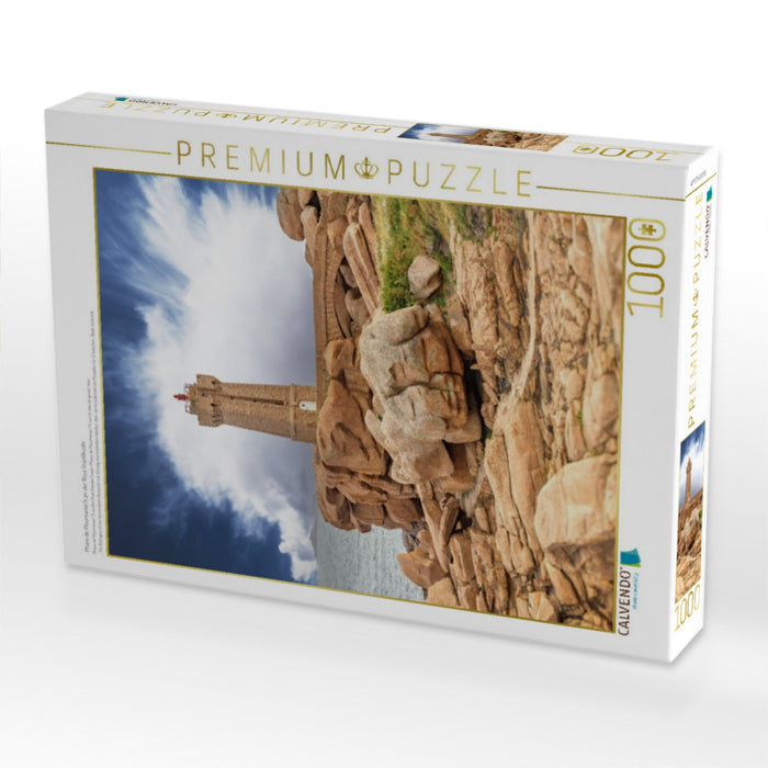 Phare de Ploumanac'h an der Rosa Granitküste - CALVENDO Foto-Puzzle'