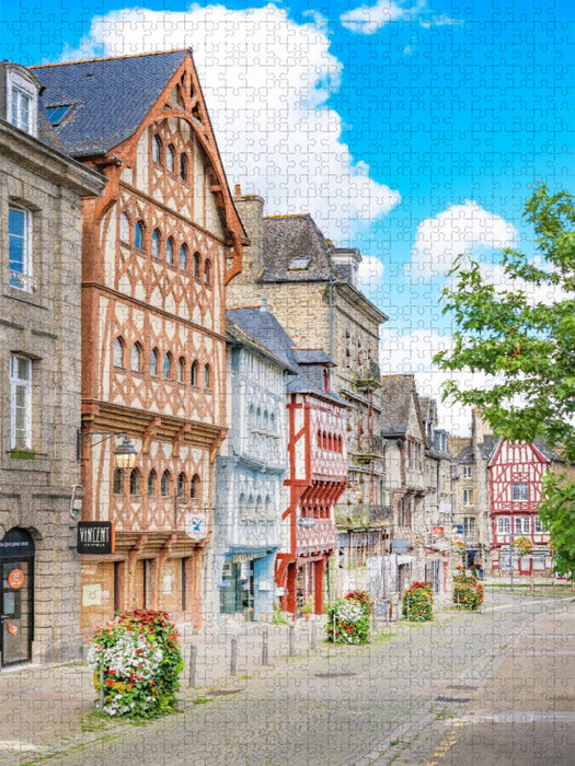 Vieille ville de Guingamp - CALVENDO Foto-Puzzle'