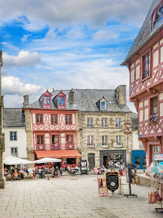 Vieille ville historique de Josselin - CALVENDO Foto-Puzzle'