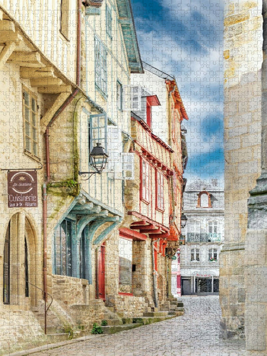 Vieille ville de Vannes - CALVENDO Foto-Puzzle'