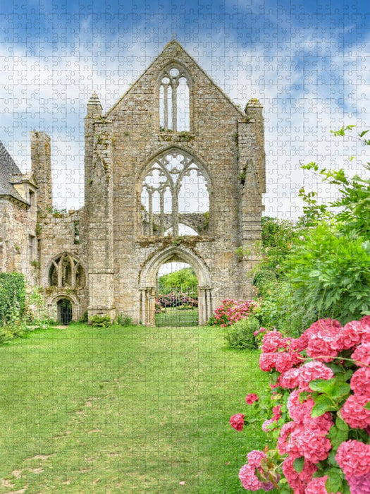 Abbaye de Beaufort bei Paimpol - CALVENDO Foto-Puzzle'