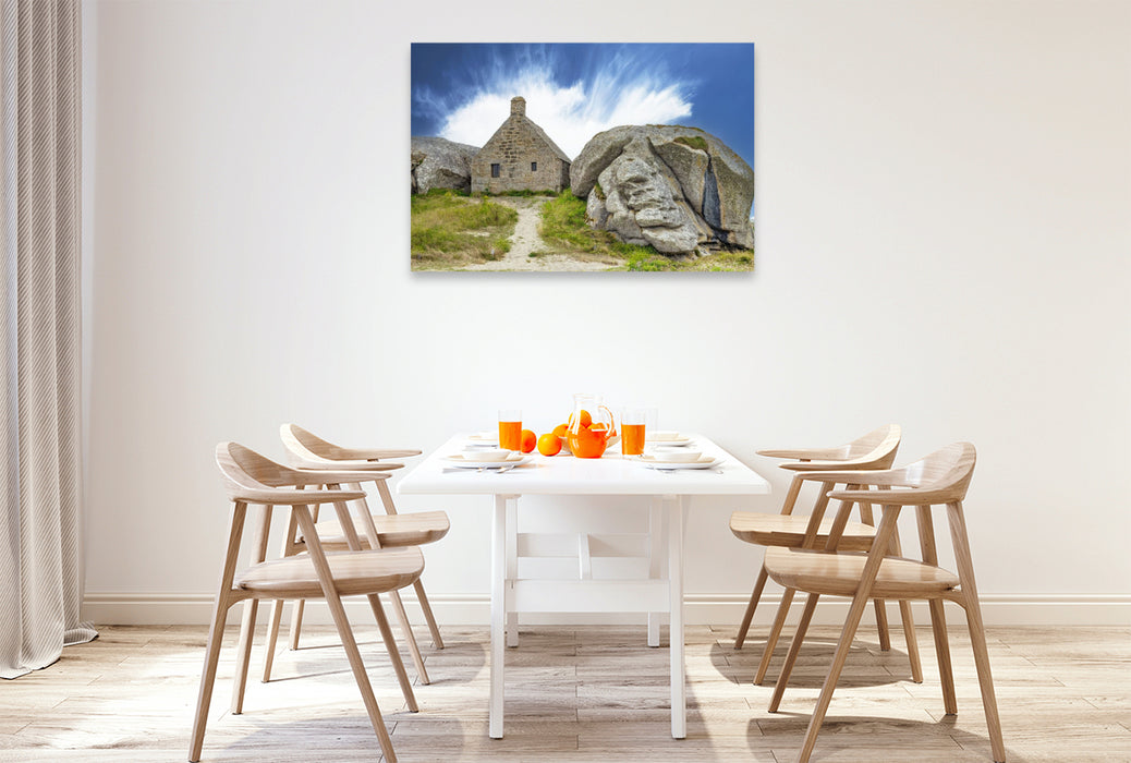 Premium Textil-Leinwand Meneham