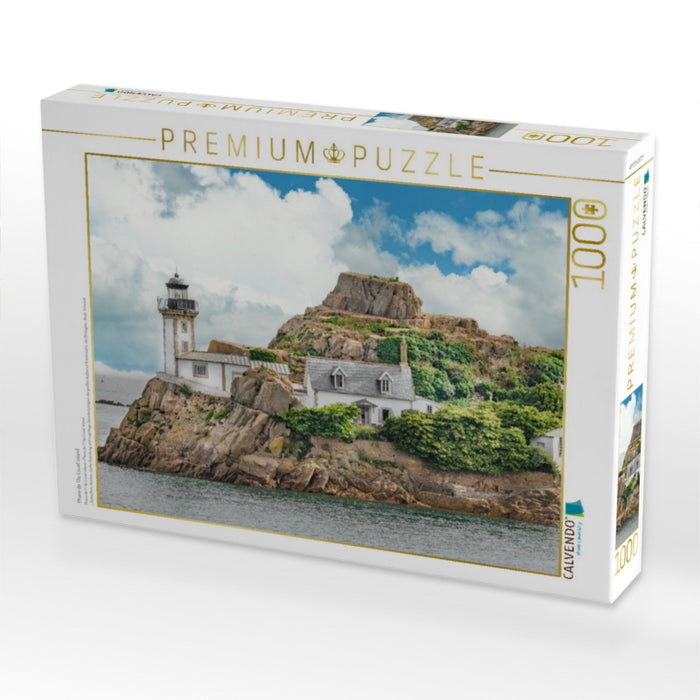 Phare de I'île Louet island - CALVENDO Foto-Puzzle'