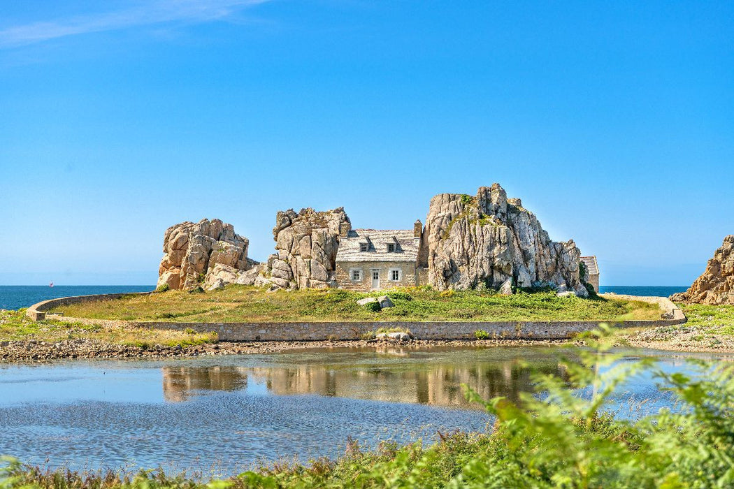 Premium Textil-Leinwand Le gouffre de Plougrecant