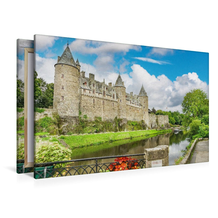 Premium Textil-Leinwand Le Château de Josselin