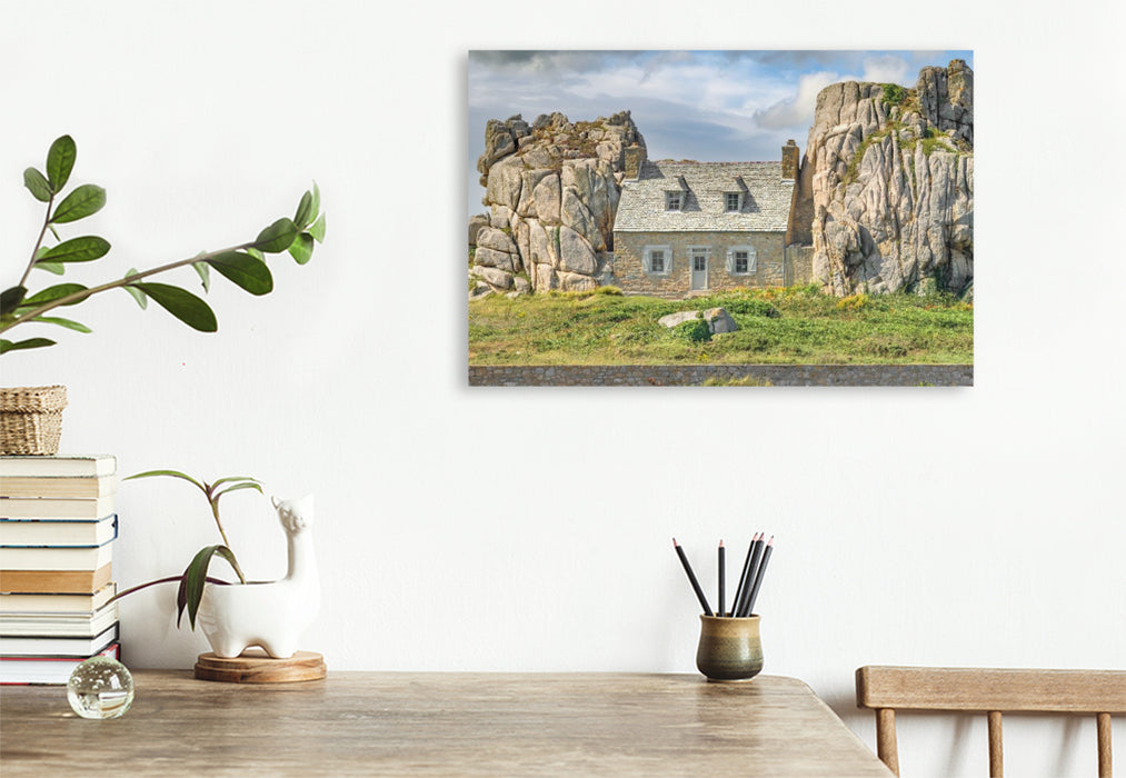 Premium Textil-Leinwand Le goeffre de Plougrescant