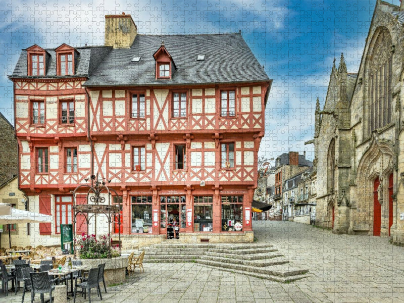 Vieille ville de Josselin - CALVENDO Foto-Puzzle'