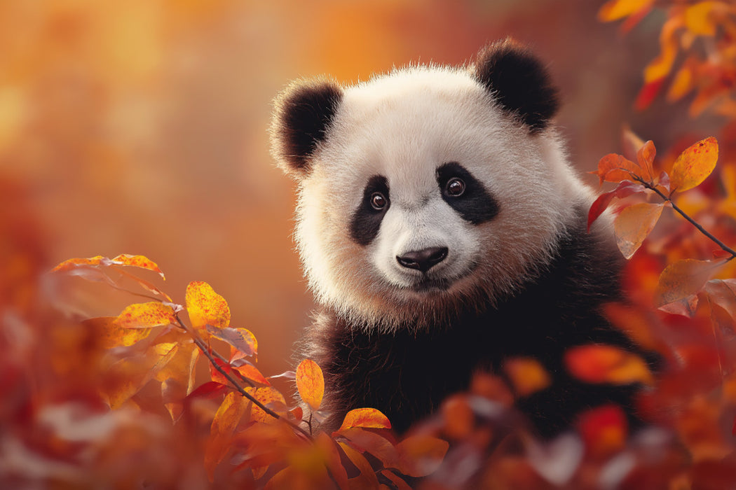 Premium Textil-Leinwand Frische Pfoten im Wasser