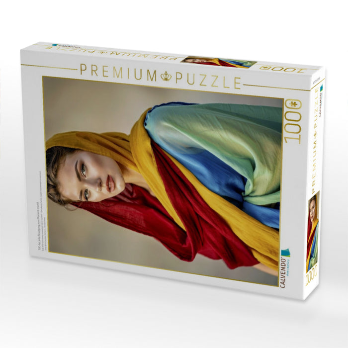 Tüll, der jede Bewegung zum Moment macht. - CALVENDO Foto-Puzzle'