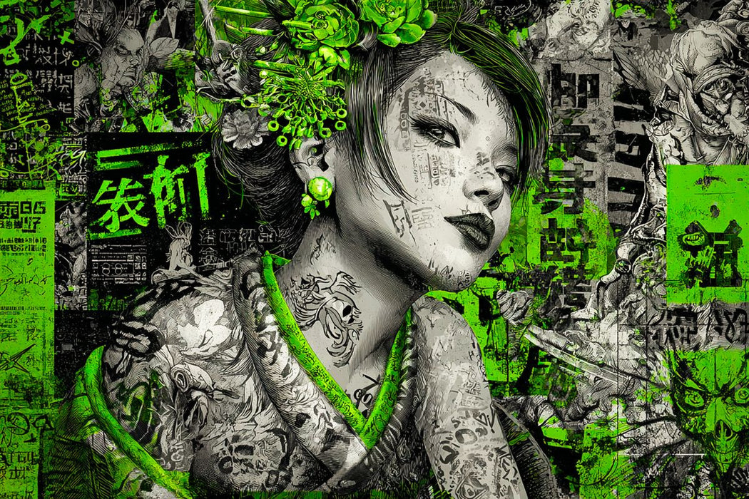 Premium Textil-Leinwand Street