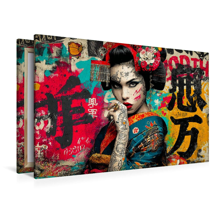 Premium Textil-Leinwand Chaos