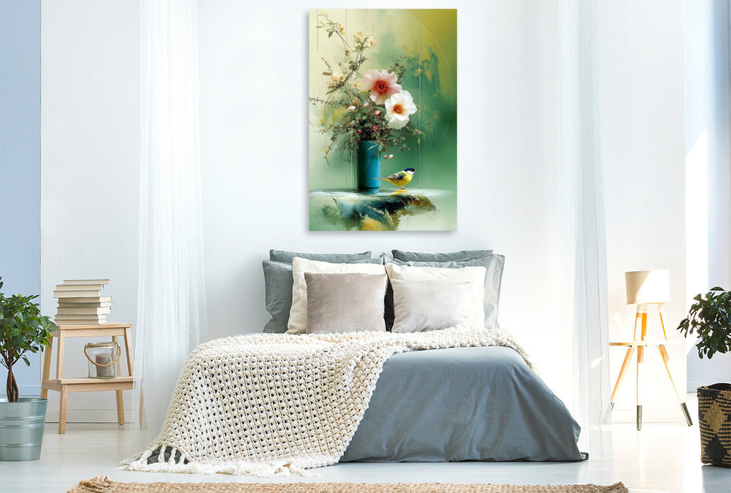 Premium Textil-Leinwand Ein Augenblick des Sommers