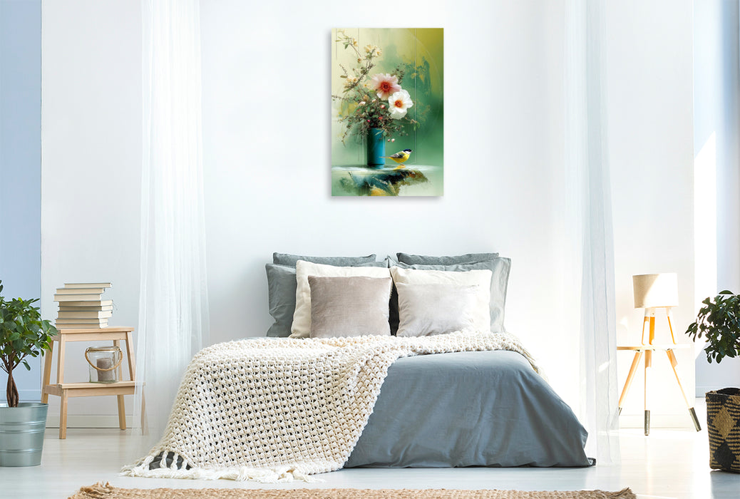 Premium Textil-Leinwand Ein Augenblick des Sommers