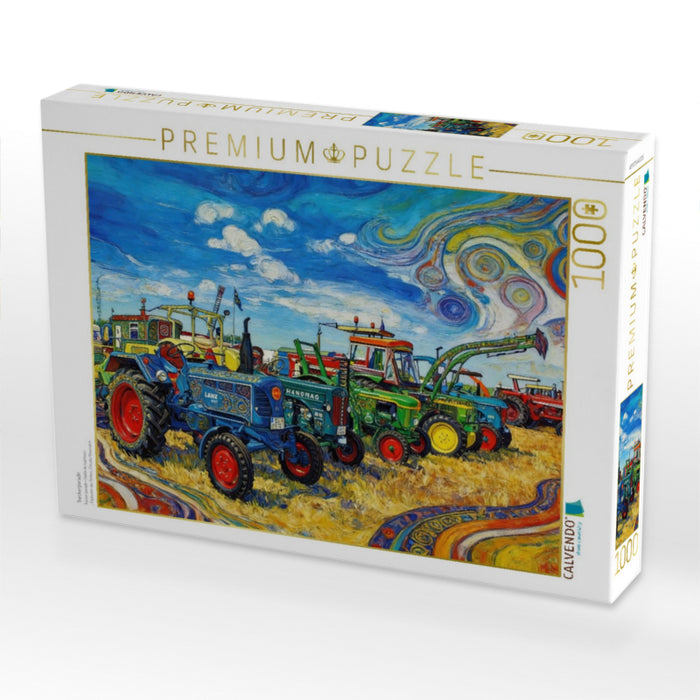 Treckerparade - CALVENDO Foto-Puzzle'