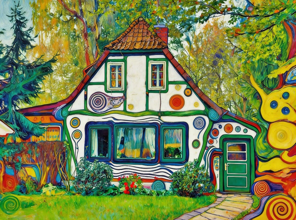 Gemütliche Bauernkate - CALVENDO Foto-Puzzle'