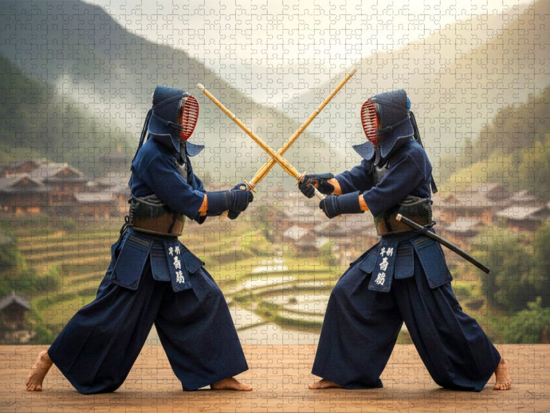 Kendo Kampfsport - CALVENDO Foto-Puzzle'