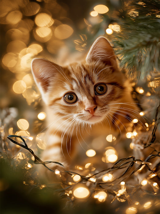 Weihnachten auf Samtpfoten - CALVENDO Foto-Puzzle'