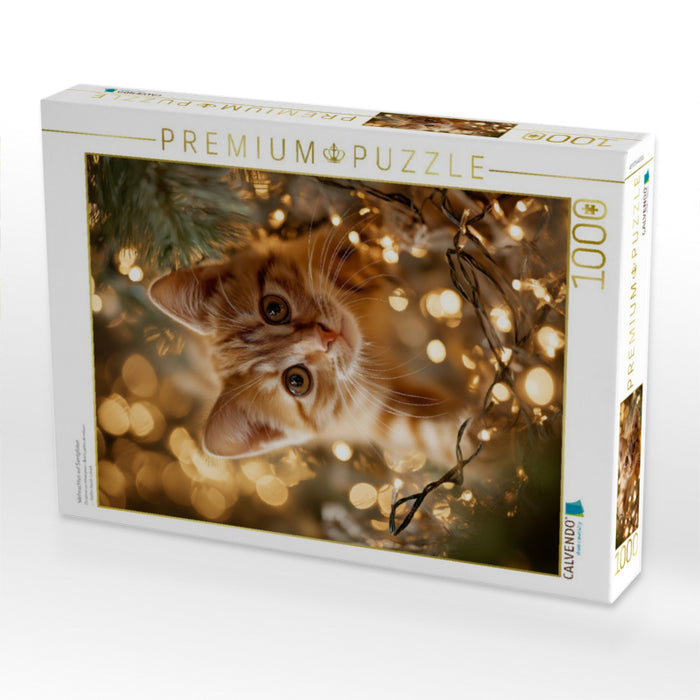 Weihnachten auf Samtpfoten - CALVENDO Foto-Puzzle'