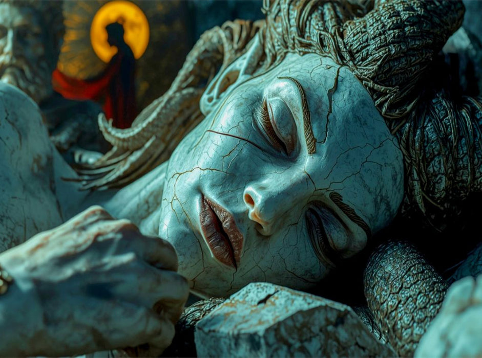 Die Gorgone – Schlaf im Schatten - CALVENDO Foto-Puzzle'