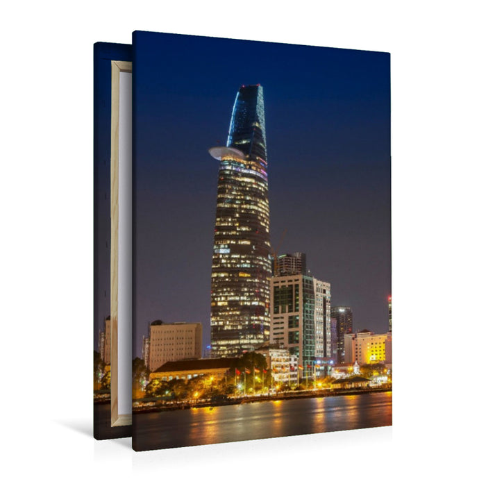 Premium Textil-Leinwand Betexo-Tower,Ho-Chi-Minh-City,Vietnam, Asien
