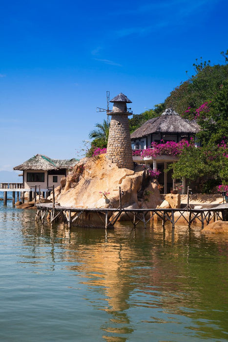 Premium Textil-Leinwand Ngoc Soung Resort, Camh Ranh Bucht,Vietnam,Asien