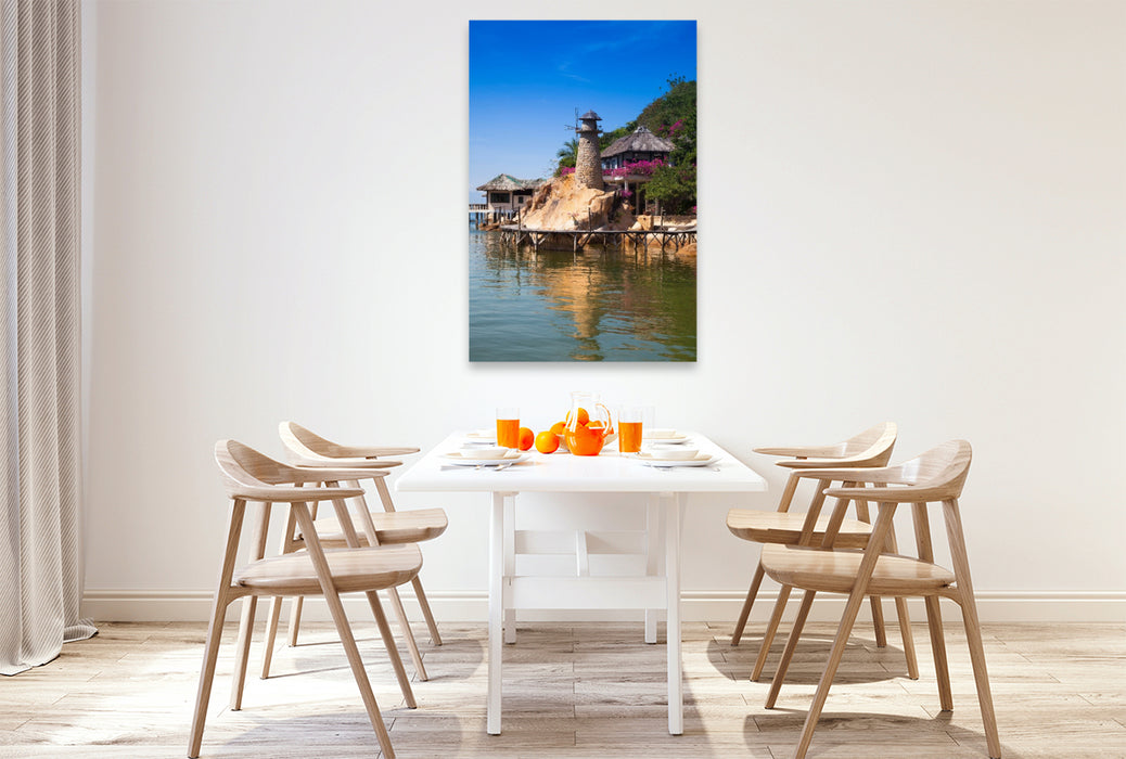 Premium Textil-Leinwand Ngoc Soung Resort, Camh Ranh Bucht,Vietnam,Asien