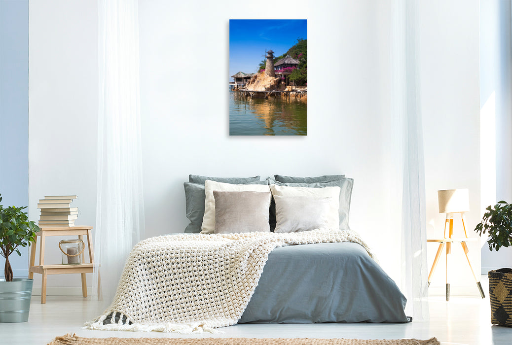 Premium Textil-Leinwand Ngoc Soung Resort, Camh Ranh Bucht,Vietnam,Asien