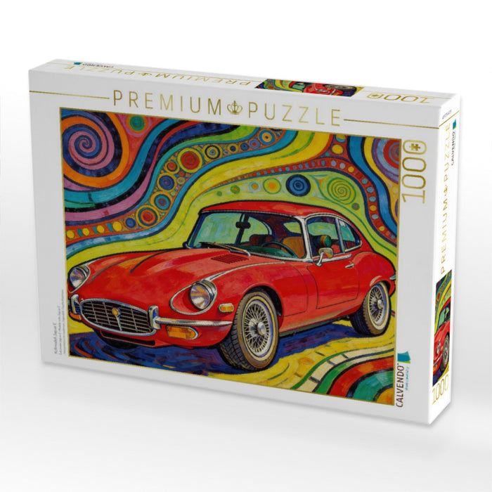Kultmodell Jaguar E - CALVENDO Foto-Puzzle'