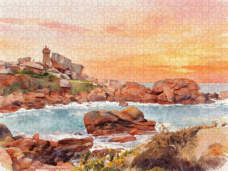 Côte de Granit Rosé - CALVENDO Foto-Puzzle'