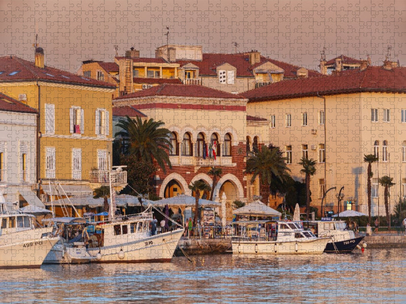 Hafen von Porec, Istrien, Kroatien - CALVENDO Foto-Puzzle'
