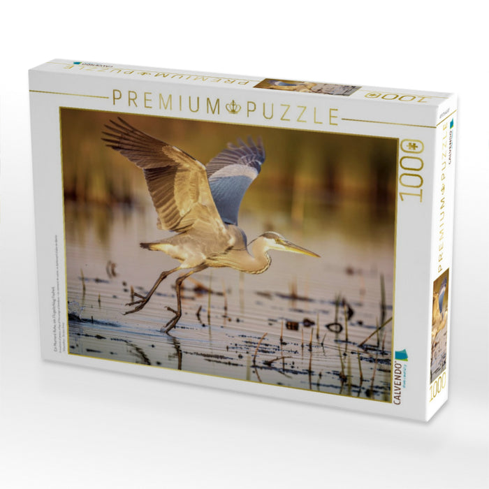 Ein Moment Ruhe, ein Flügelschlag Freiheit. - CALVENDO Foto-Puzzle'