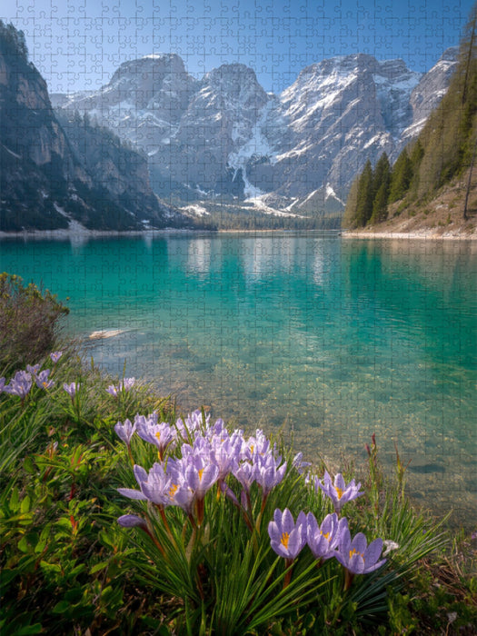 Pragser Wildsee Italien - CALVENDO Foto-Puzzle'