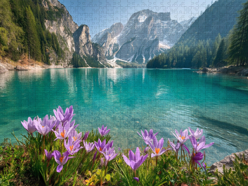 Pragser Wildsee Italien - CALVENDO Foto-Puzzle'