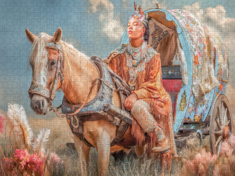 Kutschenträume - CALVENDO Foto-Puzzle'