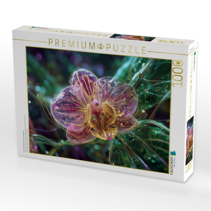 Solar-Orchidee im Energiegarten - CALVENDO Foto-Puzzle'