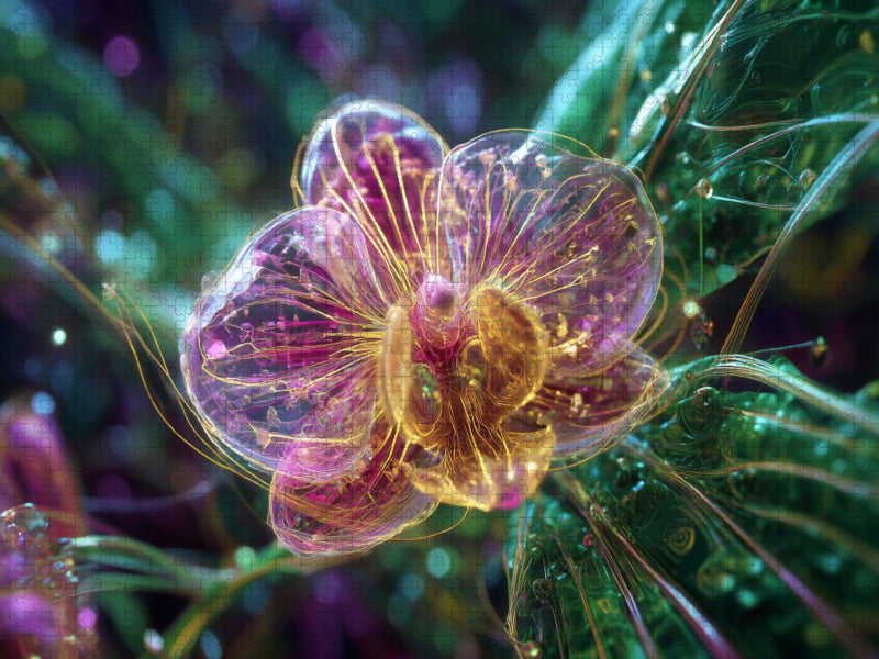 Solar-Orchidee im Energiegarten - CALVENDO Foto-Puzzle'
