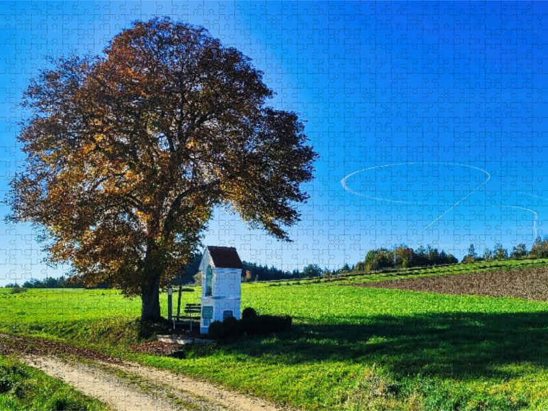 Marterl am Besinnungsweg - CALVENDO Foto-Puzzle'