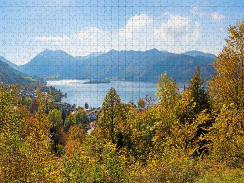 Aussicht vom Haiderdenkmal - CALVENDO Foto-Puzzle'