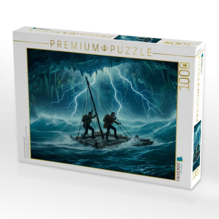 Der Sturm in der ewigen Nacht - CALVENDO Foto-Puzzle'