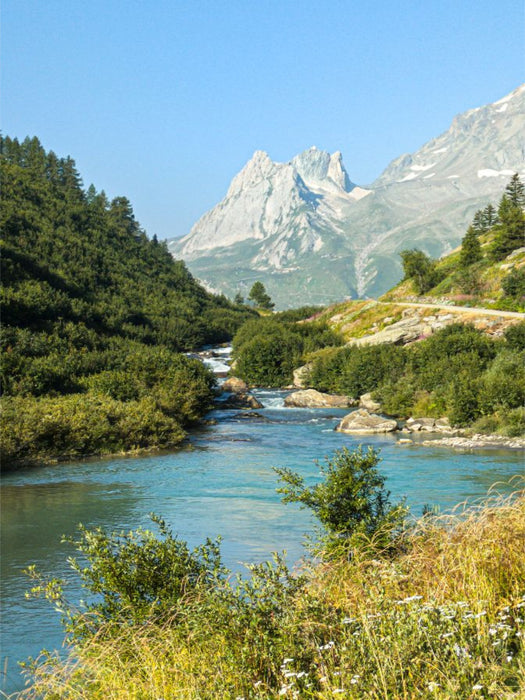 Tour du Mont Blanc am Mont Blanc - CALVENDO Foto-Puzzle'