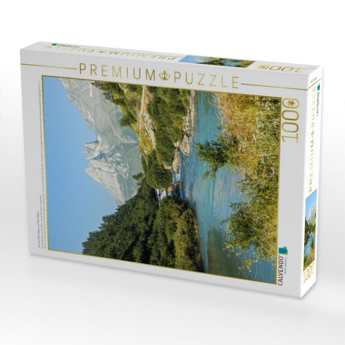 Tour du Mont Blanc am Mont Blanc - CALVENDO Foto-Puzzle'