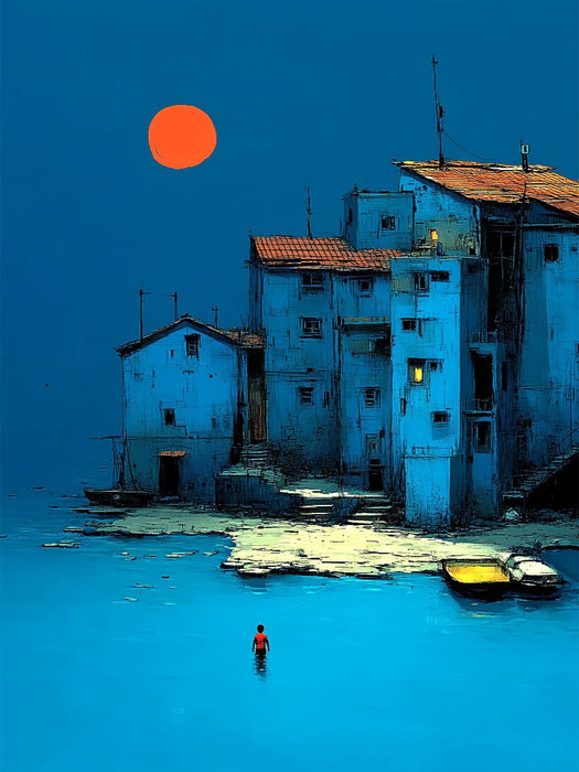 Mondscheinbaden - CALVENDO Foto-Puzzle'