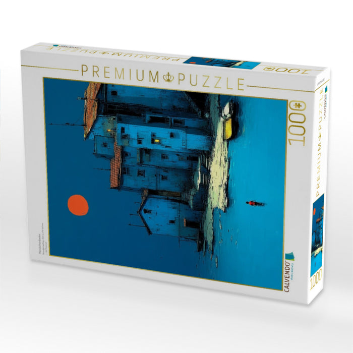 Mondscheinbaden - CALVENDO Foto-Puzzle'