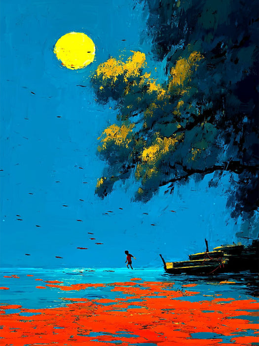 Nachtstrand - CALVENDO Foto-Puzzle'