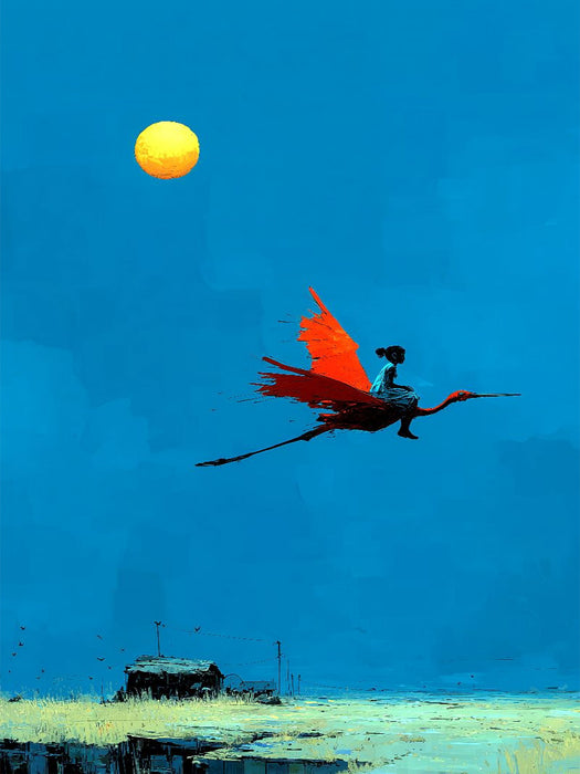 Dämmerungsflug - CALVENDO Foto-Puzzle'