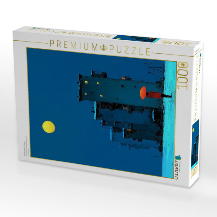 Spaziergang im Regen - CALVENDO Foto-Puzzle'