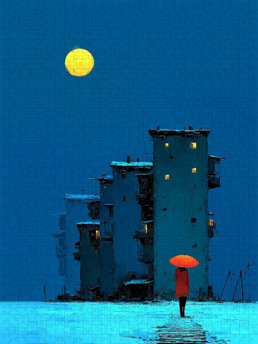 Spaziergang im Regen - CALVENDO Foto-Puzzle'